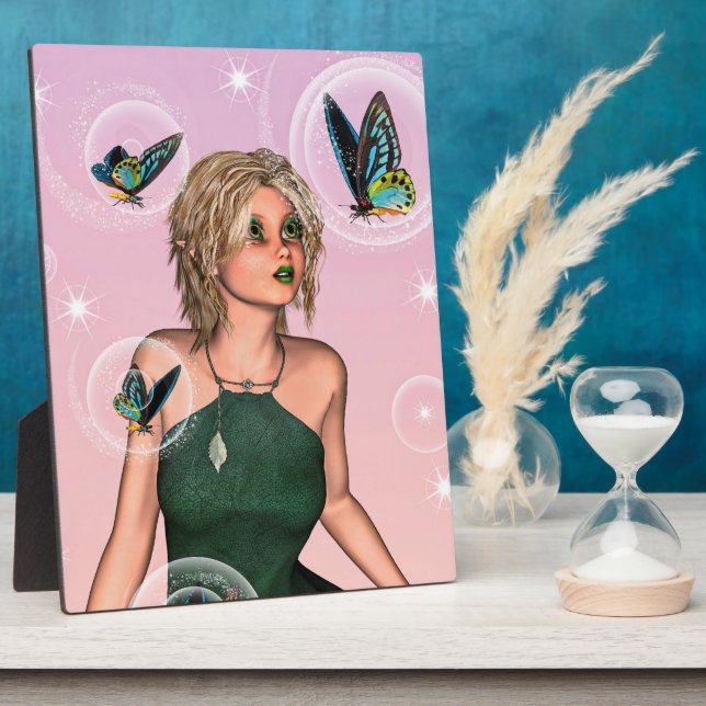 Plaque Photo Fée mignonne (Côté)