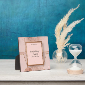 Plaque Photo Feminine soft-life inspired vision board