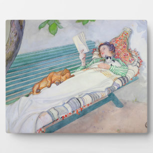 Plaque Photo Femme allongée sur un banc, 1913 (avec papier)