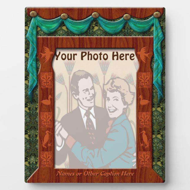 Plaque Photo Fenêtre d'art et d'artisanat - Personnalisé (Devant)