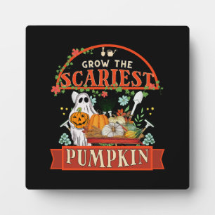 Plaque Photo Ferme de citrouilles Halloween