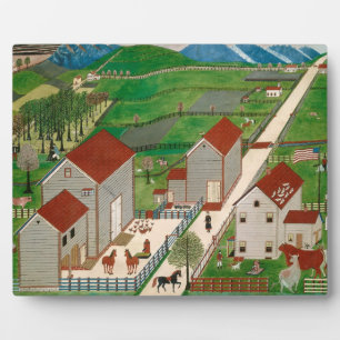 Plaque Photo Ferme de la vallée du Mahatango, fin 19e siècle