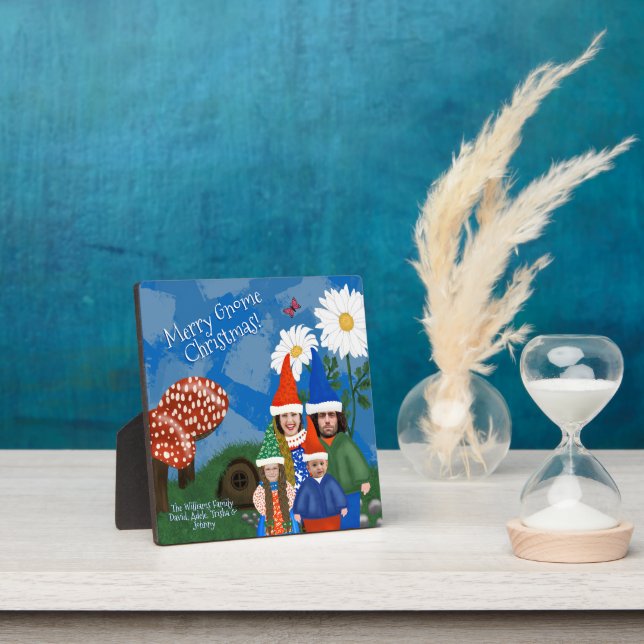 Plaque Photo Festive Fun Ajouter Photo Devenir Une Famille Gnom (Insitu)