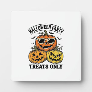 Plaque Photo Fête de citrouille d'Halloween Vintage Jack O Lant