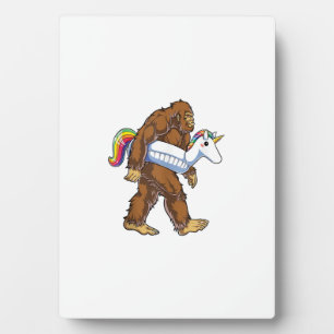 Plaque Photo Fête de Piscine Bigfoot Licorne Flotteur Drôle Sas