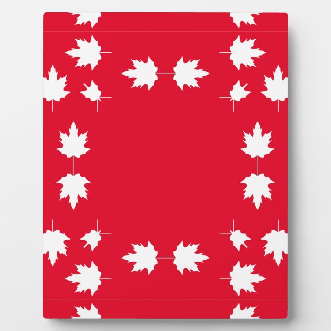 Plaque Photo fête du canada (Devant)