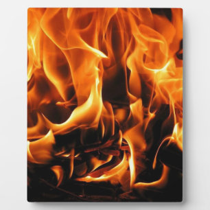 Plaque Photo Feu, flammes