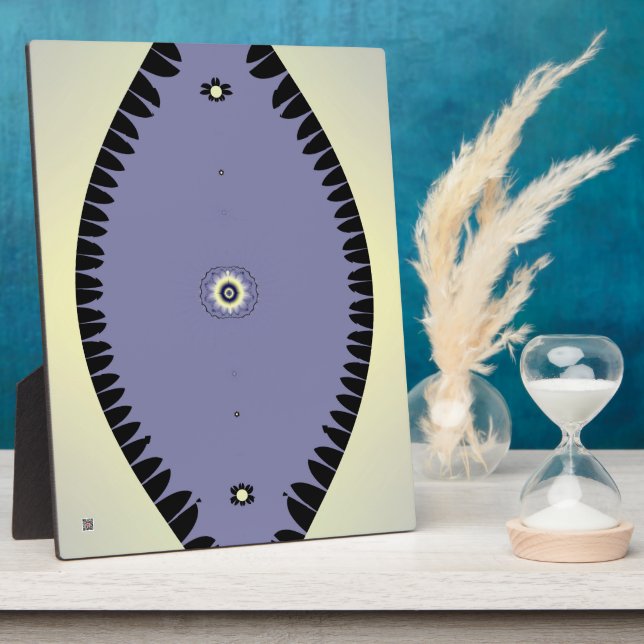 Plaque Photo Feuille pourpre (Côté)