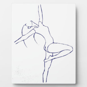 Plaque Photo Fille dansante