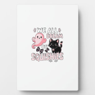 Plaque Photo Filles Chat Rose Halloween Squishy Nous Rêvons Tou