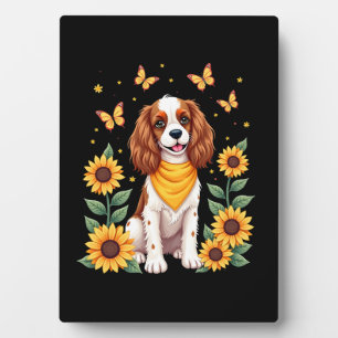 Plaque Photo Filles Femmes Maman Cavalier King Charles Spaniel