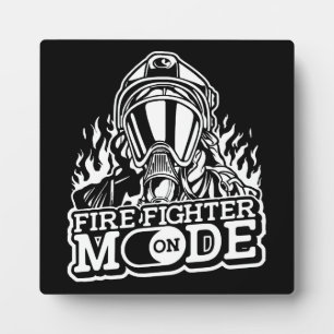 Plaque Photo Firefighter Mode On