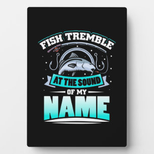 Plaque Photo Fisher Fish Tremble Au Son