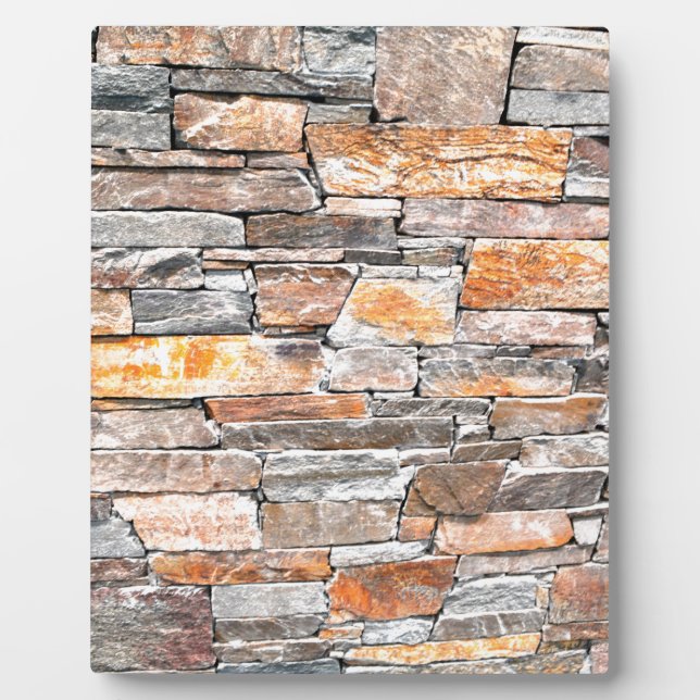 Plaque Photo Flagstone | natural stone pattern | bricks (Devant)