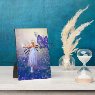 Plaque Photo Fleur bleue