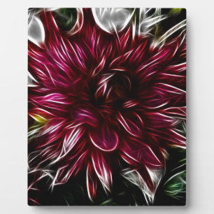 Plaque Photo Fleur Crimson