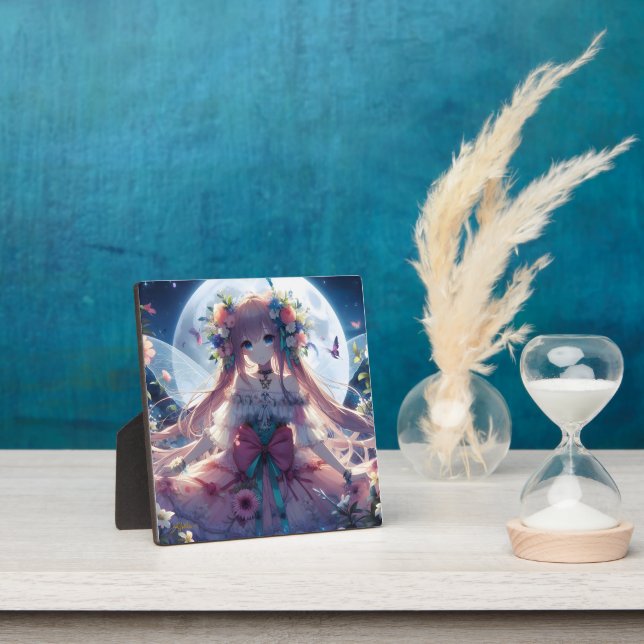 Plaque Photo Fleur de lune d'Anime (Insitu)