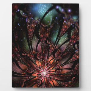 Plaque Photo Fleur imaginaire fractale douce et tendresse