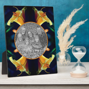 Plaque Photo Fleur Lily Jaune Créez votre propre photo