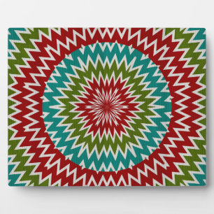 Plaque Photo Fleur mandalaic hypnotique