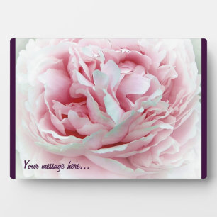 Plaque Photo Fleur Pastel