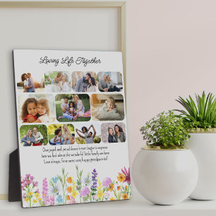 Plaque Photo Fleur sauvage Aimant la vie ensemble 11 Photo