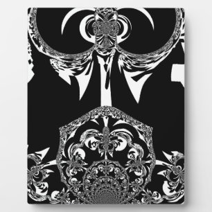 Plaque Photo Fleur tribale