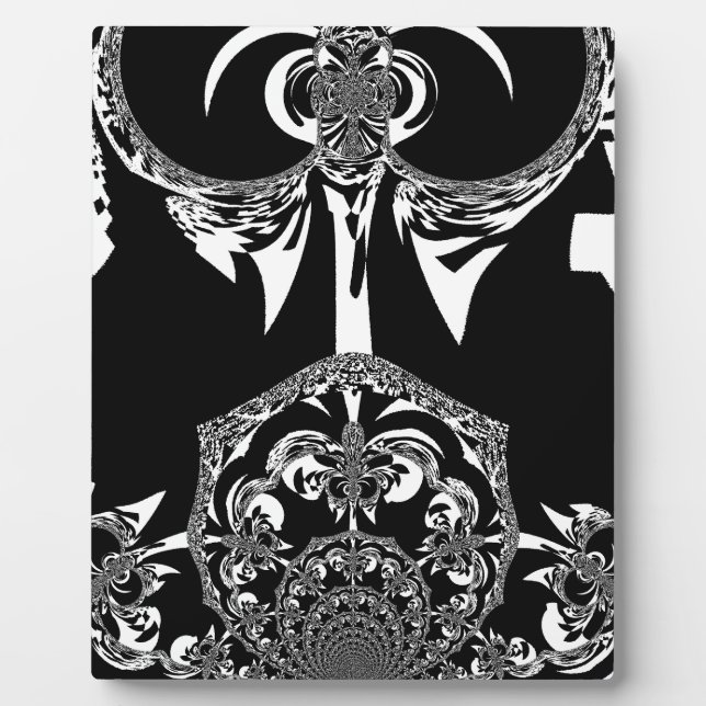 Plaque Photo Fleur tribale (Devant)