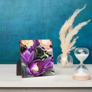 Plaque Photo Fleur violette