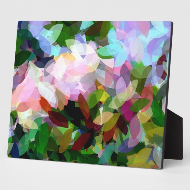 PLAQUE PHOTO FLEURS (Côté)