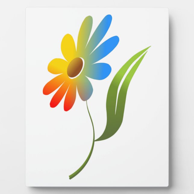 PLAQUE PHOTO FLEURS DE PLANCHER (Devant)