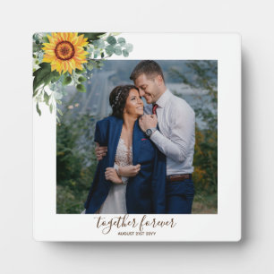 Plaque Photo Fleurs de soleil rustiques Eucalyptus Leaf