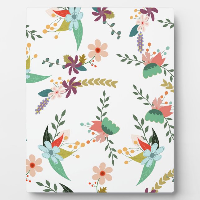 Plaque Photo Floral 10 (Devant)