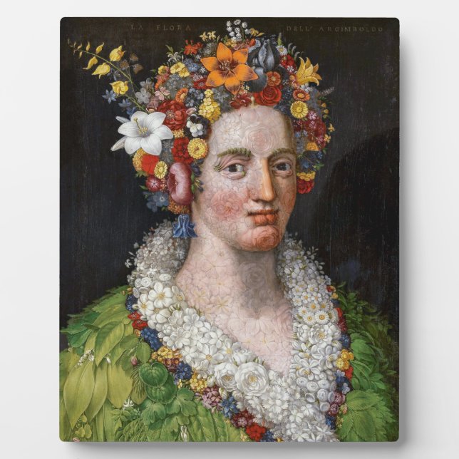 Plaque Photo Flore | Giuseppe Arcimboldo | (Devant)