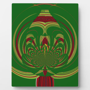 Plaque Photo Flore verte