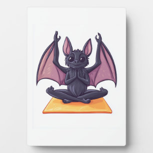 Plaque Photo Flux de yoga de chauve-souris