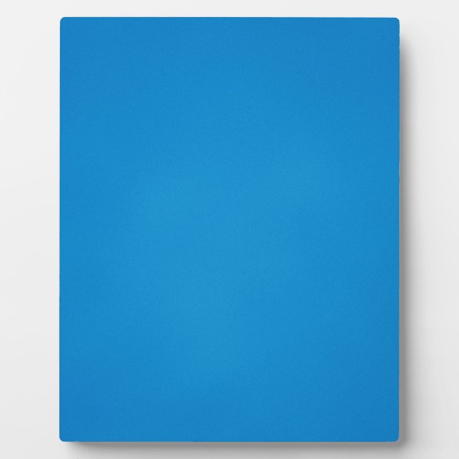 Plaque Photo Fond bleu vif granuleux (Devant)