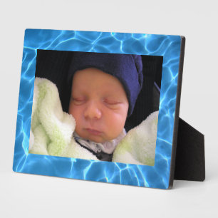 Plaque Photo Fond de piscine bleu aqua pour photo