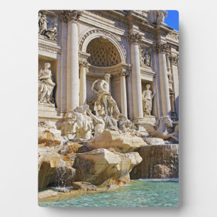 Plaque Photo Fontaine de Trevi Rome Photographie