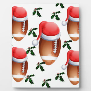 PLAQUE PHOTO FOOTBALL NOËL