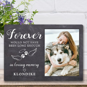 Plaque Photo Forever In Loever Mémoire Personnalisé Animaux de