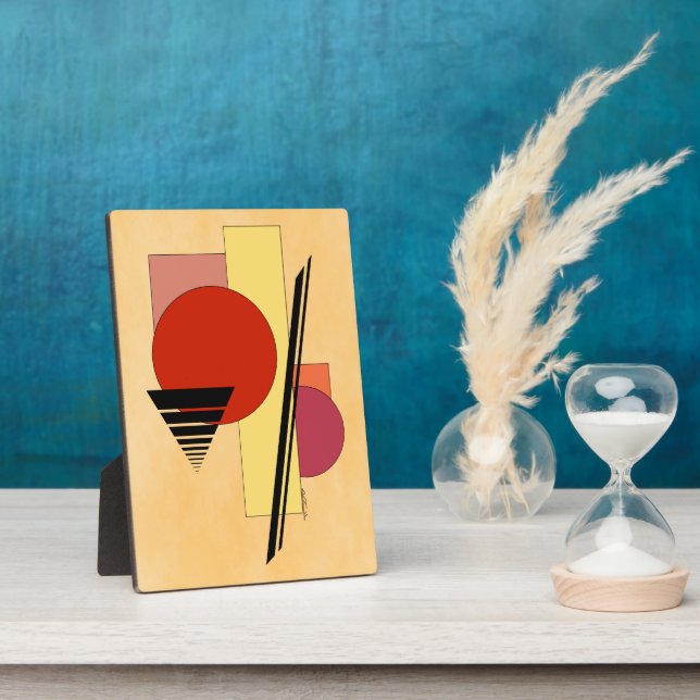 Plaque Photo Formes Abstraites (Côté)