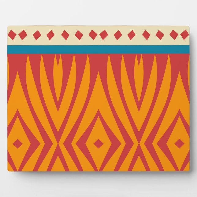 Plaque Photo Formes dans de rétros couleurs (Devant)