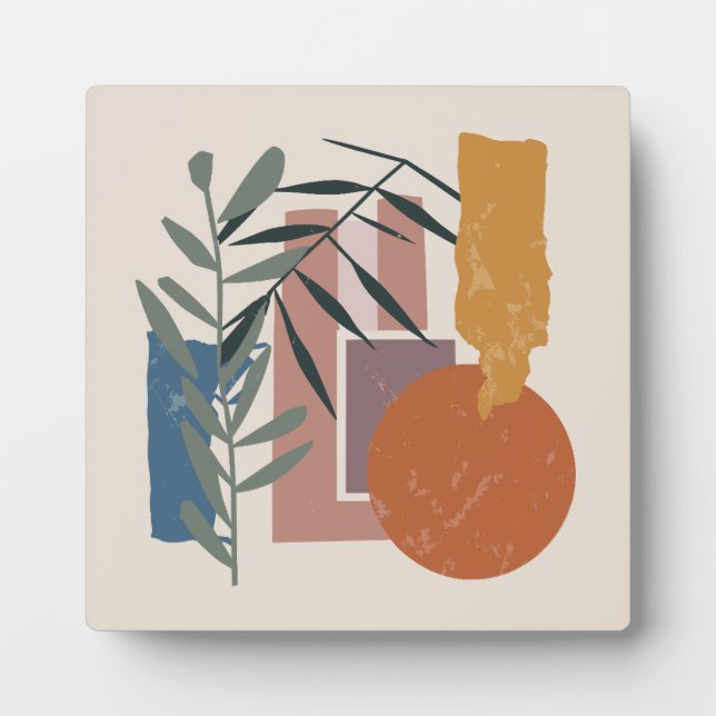 Plaque Photo Formes Et Étapes patinées (Devant)