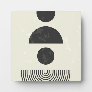 Plaque Photo Formes géométriques Abstraites