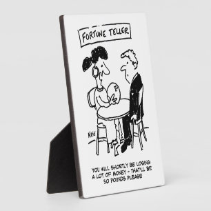 Plaque Photo Fortune Teller prédit une perte financière