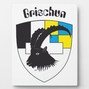 Plaque Photo Fotoplatte Grischun Svizra