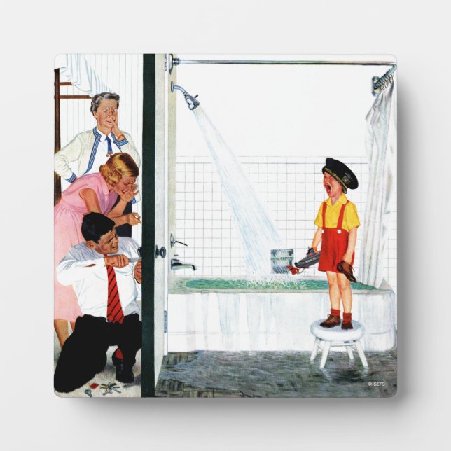 Plaque Photo Foverflowing tub (Devant)