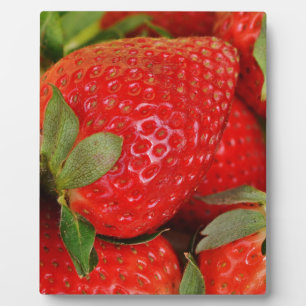 Plaque Photo Fraises fraîches