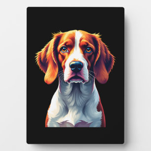 Plaque Photo Français Bretagne Espagnol Maman Papa Papa Chien V